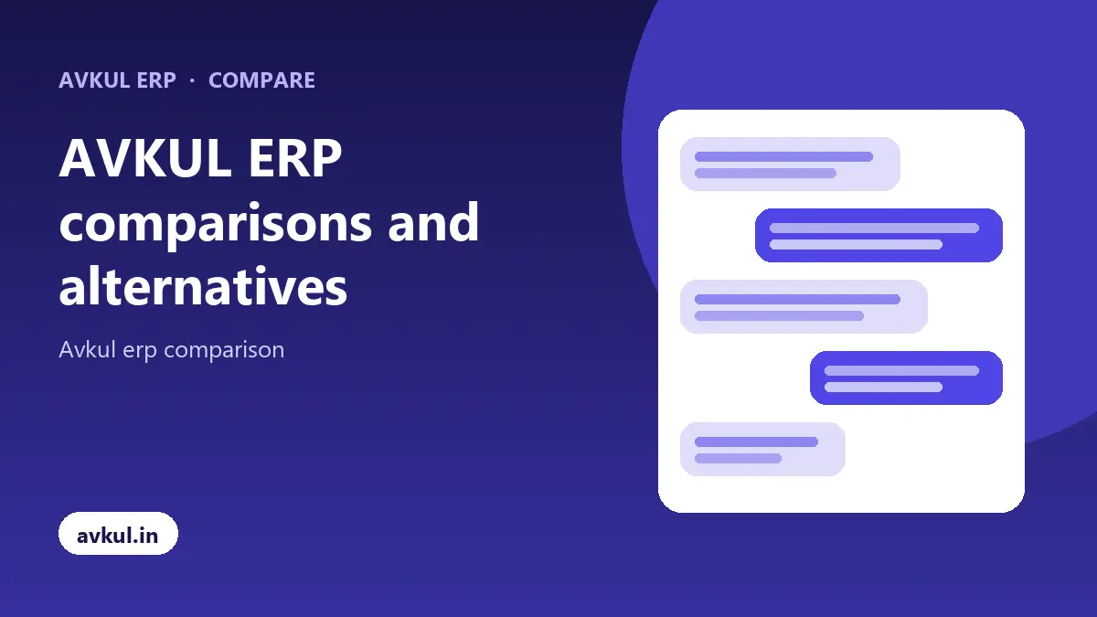 AVKUL ERP comparisons and alternatives