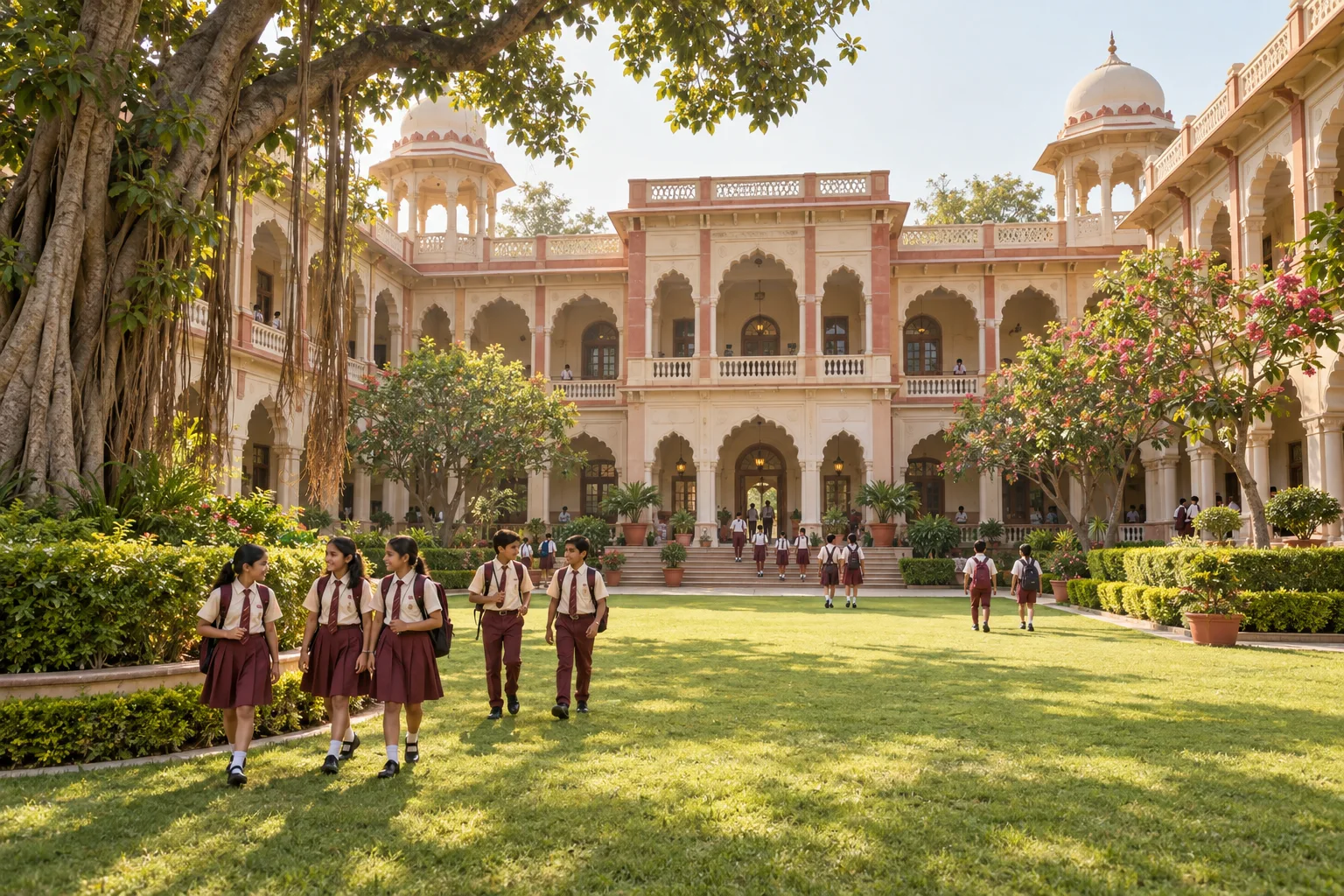 Campus & belonging — illustrative concept